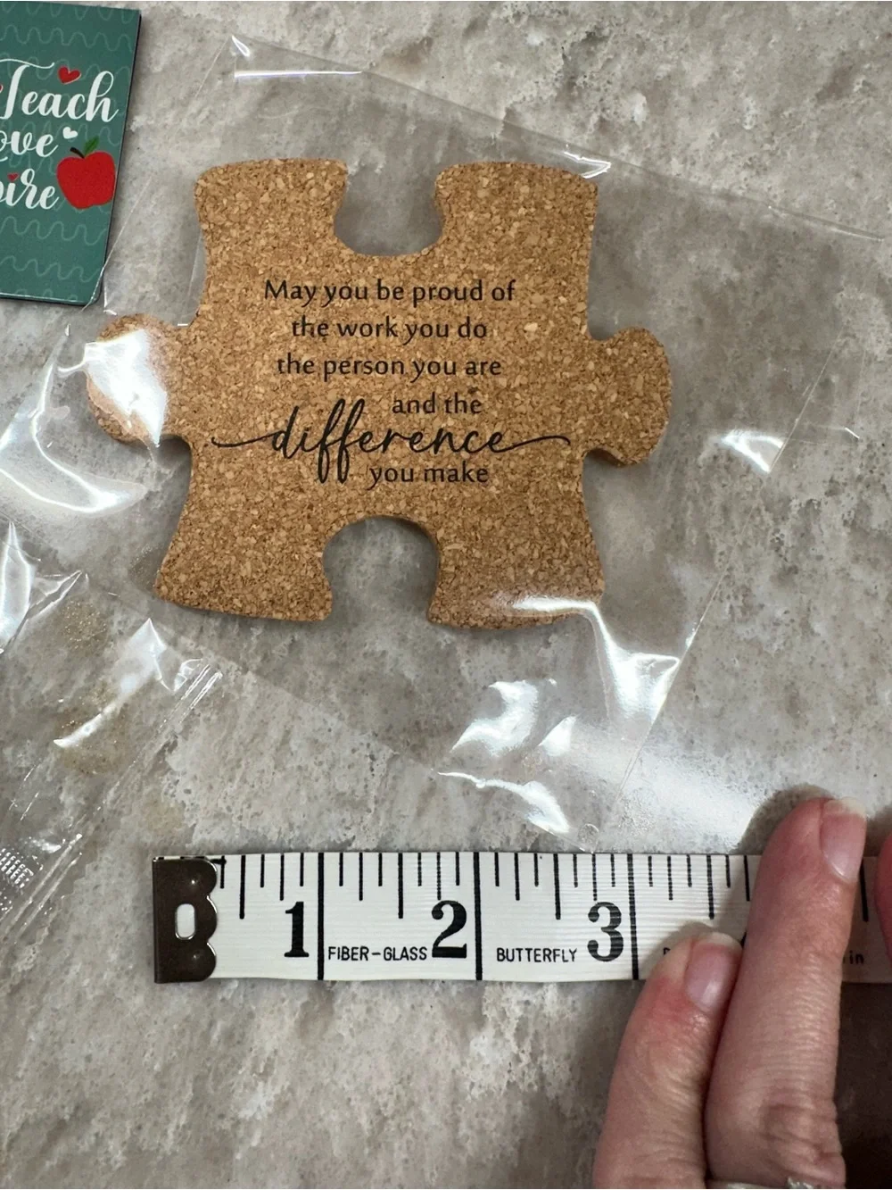 Teacher Appreciation Gifts Coaster Magnetic Bookmark Compact Mirror